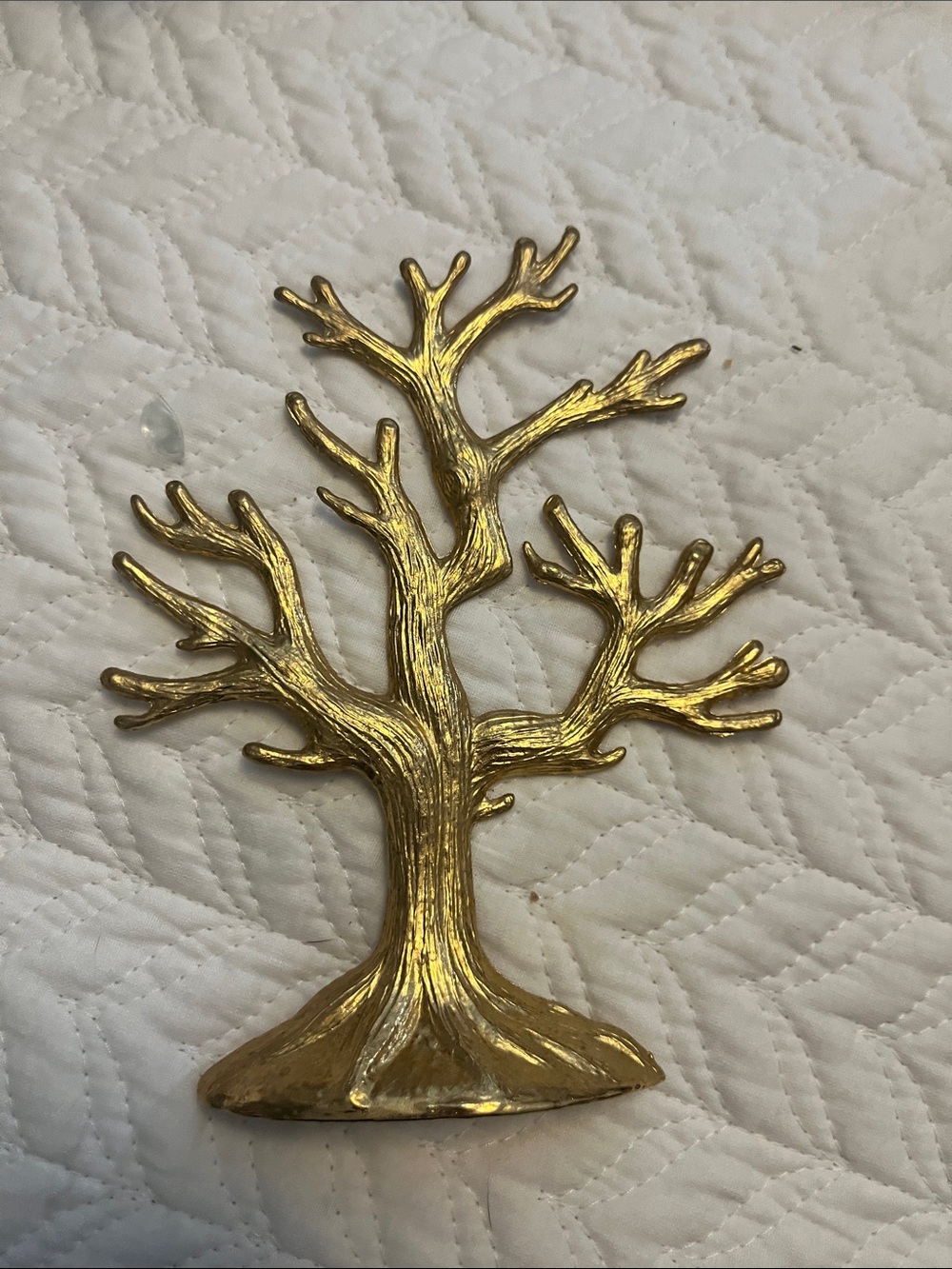 Source Unknown Gold Tree Branch Ring Holder